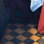 A Lady and Two Gentlemen - Jan Vermeer Van Delft - part 5